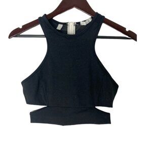 Zella Womens Small Zip Back High Sports Bra